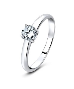 Circle CZ Silver Ring SCR-5-01